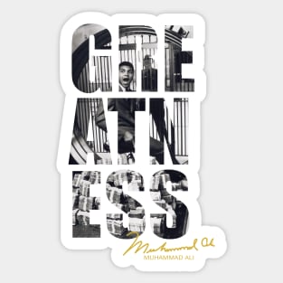 Ali "Greatness" Sticker